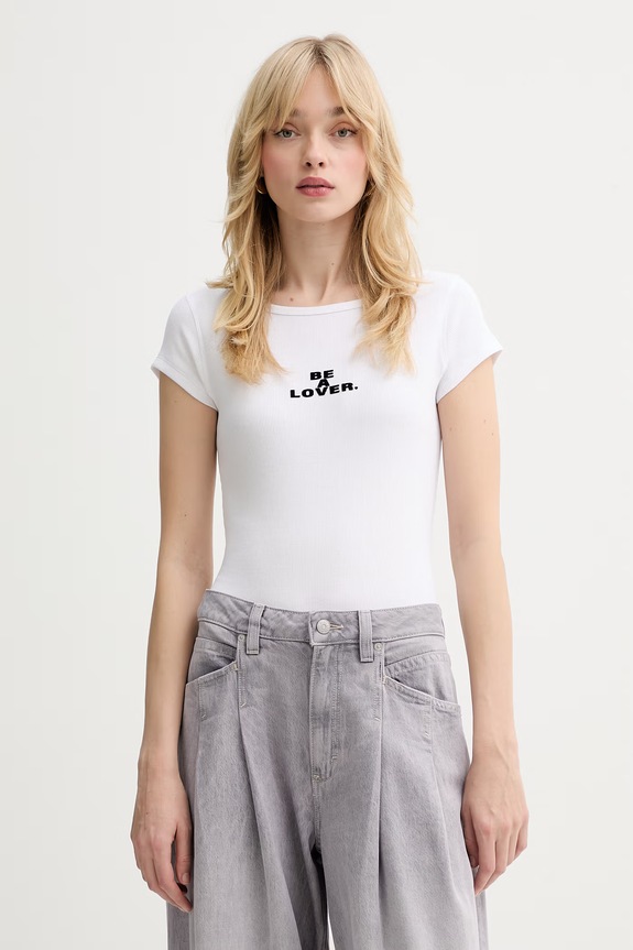 BOSS Orange tricou C Etine imprimeu alb 50556997