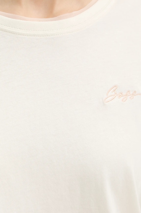 Pamučna majica BOSS Orange C Epliete 50565191 bež