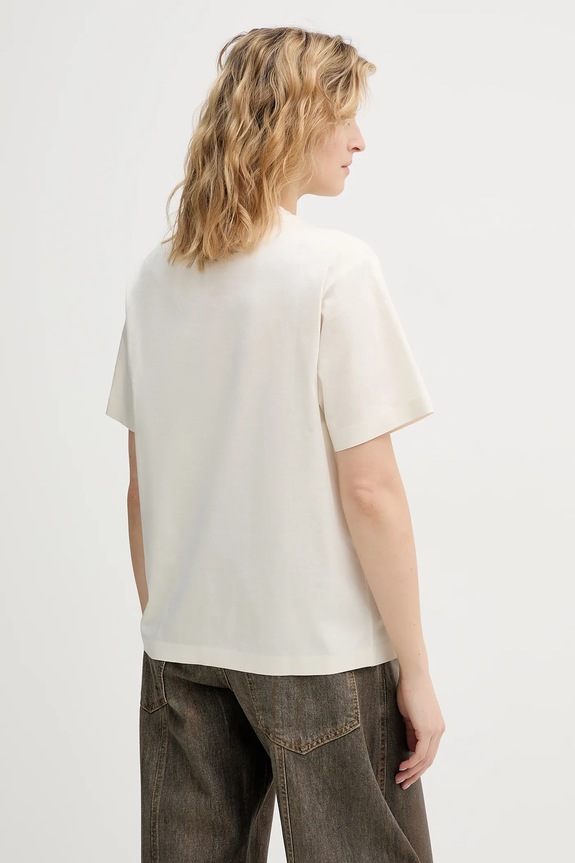 Odzież BOSS t-shirt bawełniany Eharpa3 50563283 beżowy