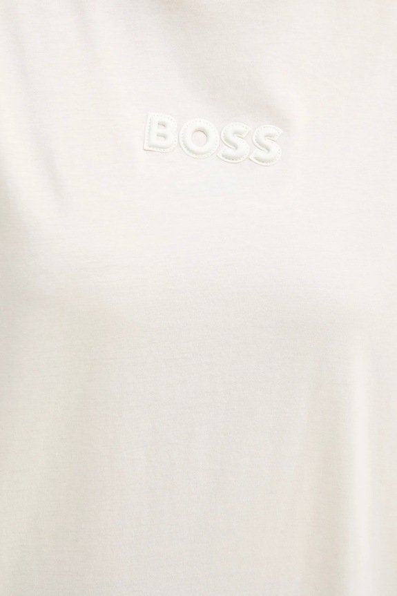 BOSS t-shirt bawełniany Eharpa3 50563283 beżowy