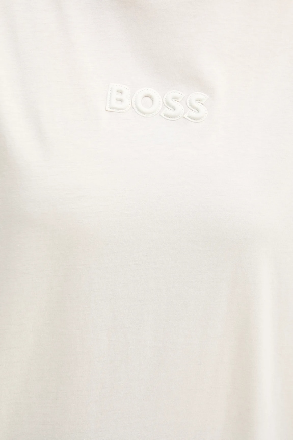 BOSS t-shirt bawełniany Eharpa3 50563283 beżowy
