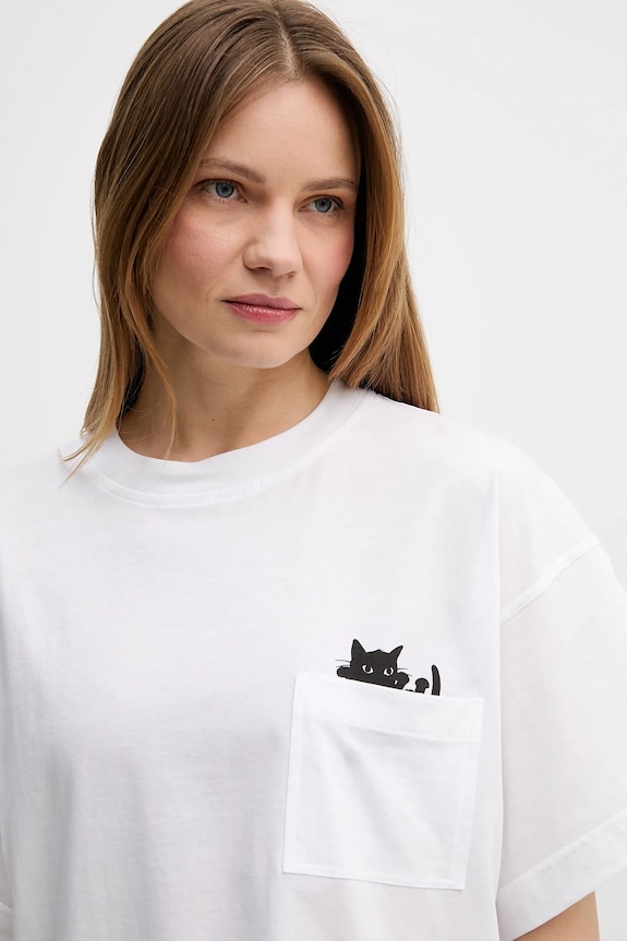 PS Paul Smith tricou din bumbac alb W2R.431V.VP5565
