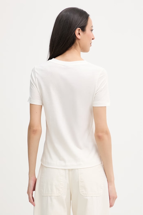 Odzież PS Paul Smith T-shirt damski bawełniany W2R.429V.VP5769 beżowy