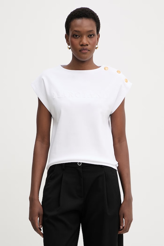 Marciano by Guess t-shirt da donna in cotone LYRIS bianco G6GI04.K3505
