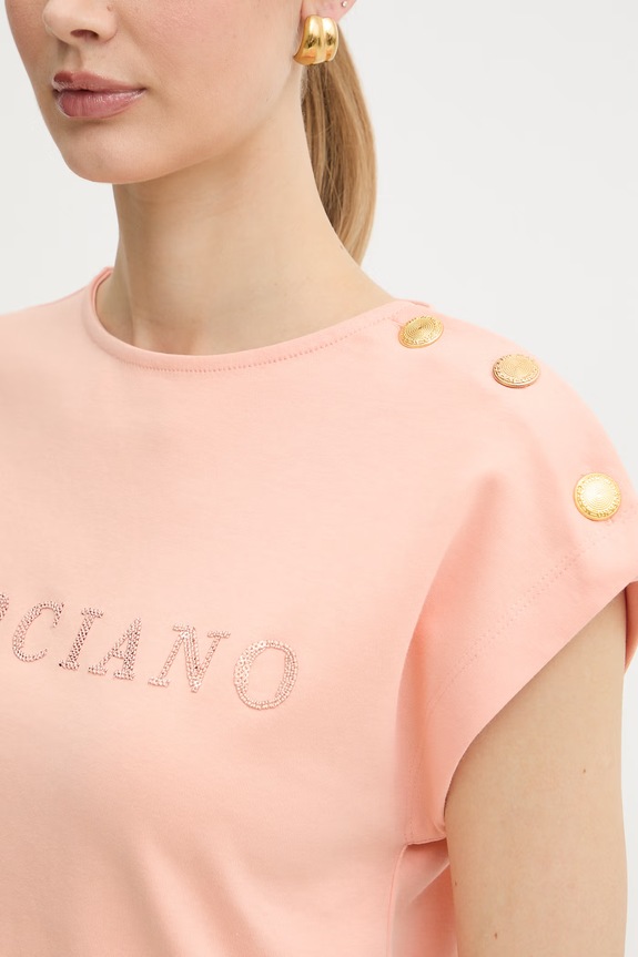 Marciano by Guess T-shirt da donna in cotone LYRIS G6GI04.K3505 rosa
