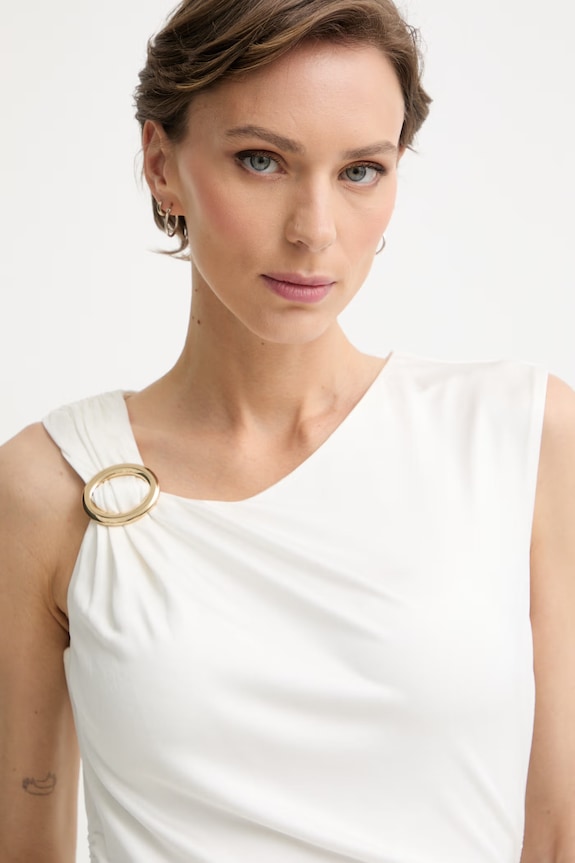 Marciano by Guess top damski z wiskozy INES beżowy G6GP02.K3068