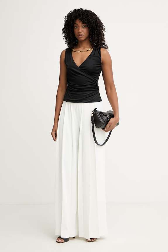 Marciano by Guess blúzka s ramienkami dámska z viskózy INES G6GP11.K3617 čierna SS26