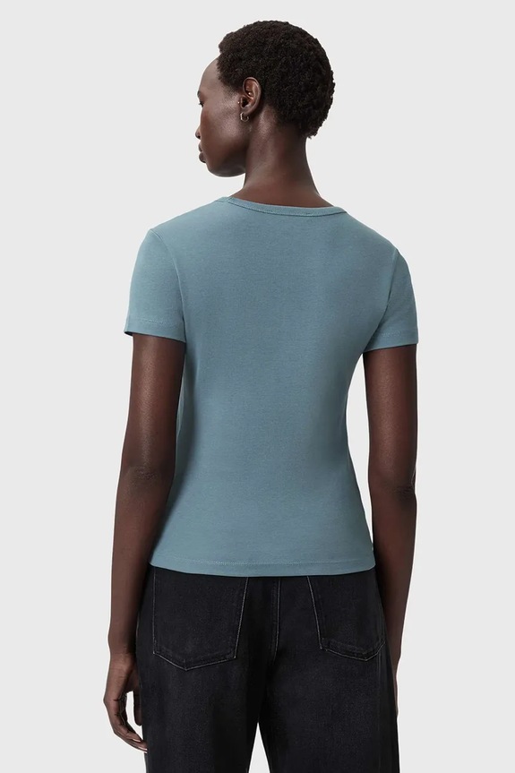 AllSaints t-shirt in cotone W285JC blu SS26