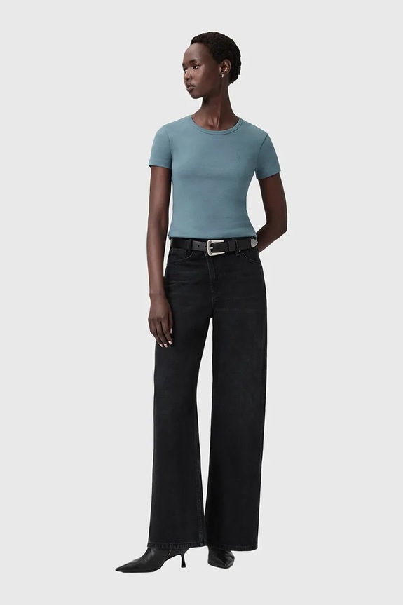 AllSaints t-shirt in cotone W285JC blu