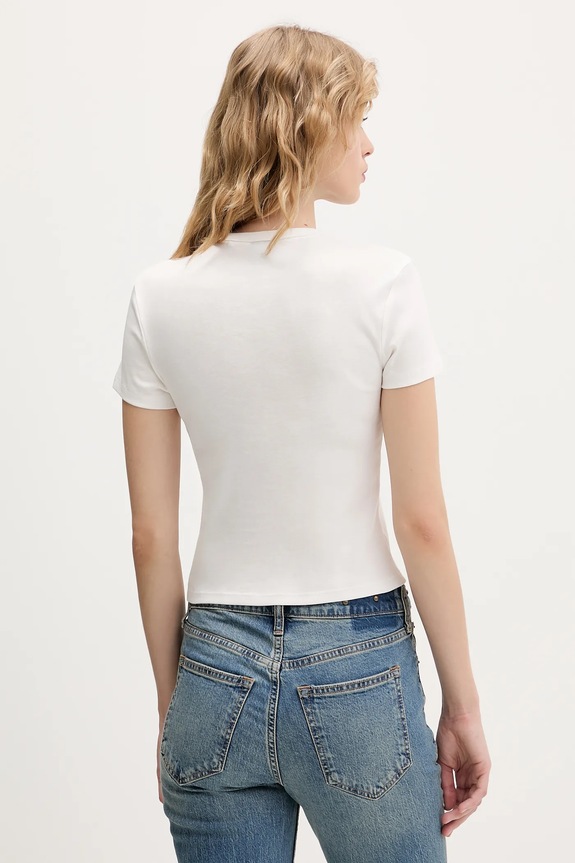 Odjeća Pamučna majica Hugo Blue Dever_B_2 50562240 bijela