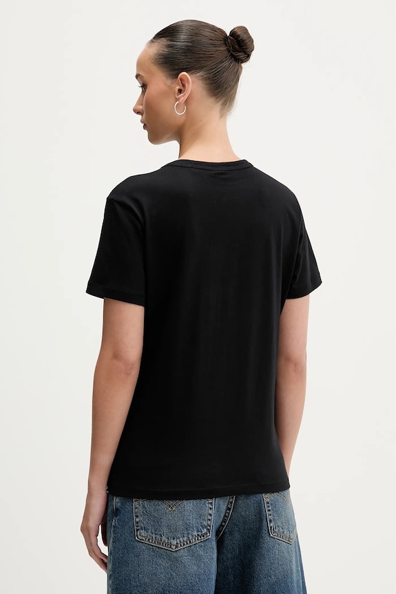 Îmbrăcăminte HUGO tricou din bumbac Damacia_6 50562145 negru