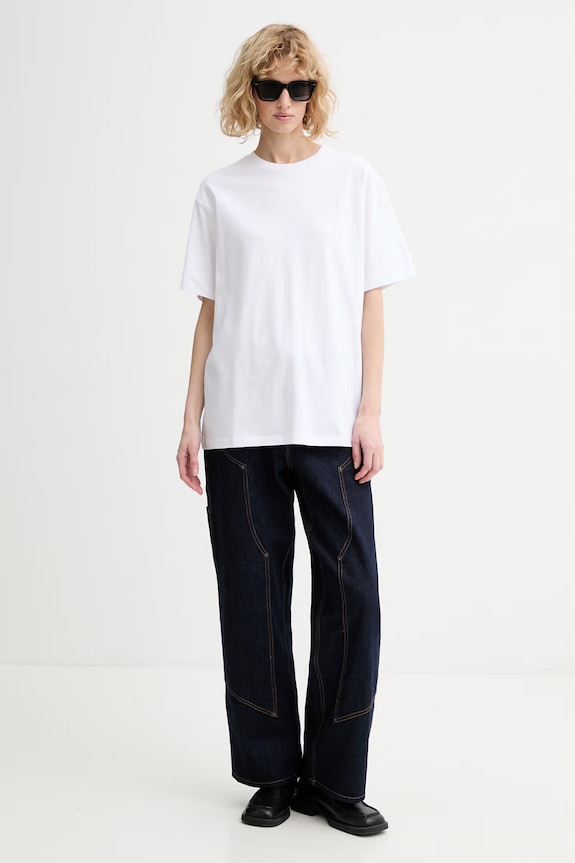 Kenzo t-shirt bawełniany FG52TS3024SG biały SS26