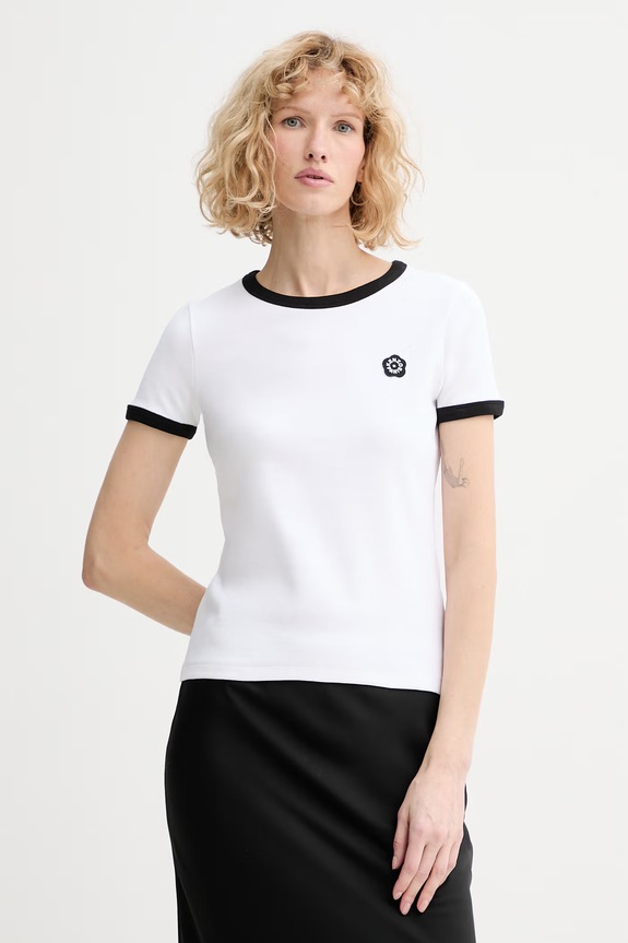 Kenzo t-shirt regular biały FG52TS2174SJ.