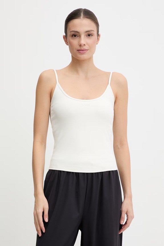 Top Guess MARGOT με ελαστάν μπεζ V6RP14.KD952