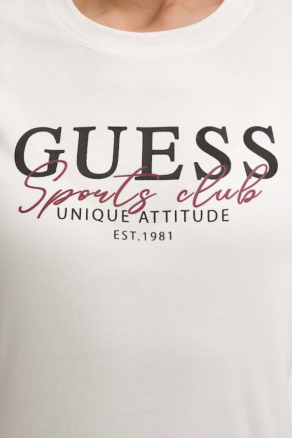 Pamučna majica Guess ARTEMISIA bež V6RI05.I3Z14