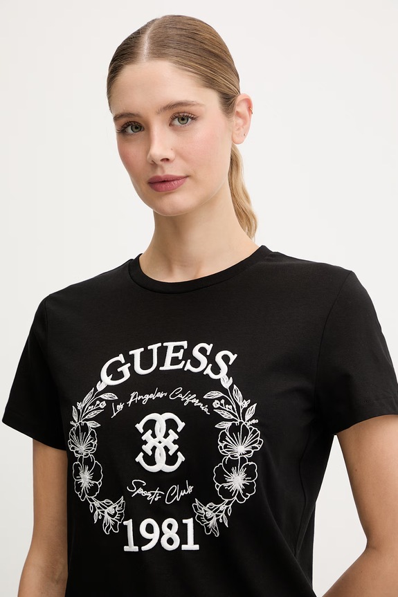 Guess t-shirt MADDALENA czarny V6RI12.J1314