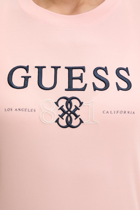 Μπλουζάκι Guess STEFFI V6RI13.KD772 ροζ