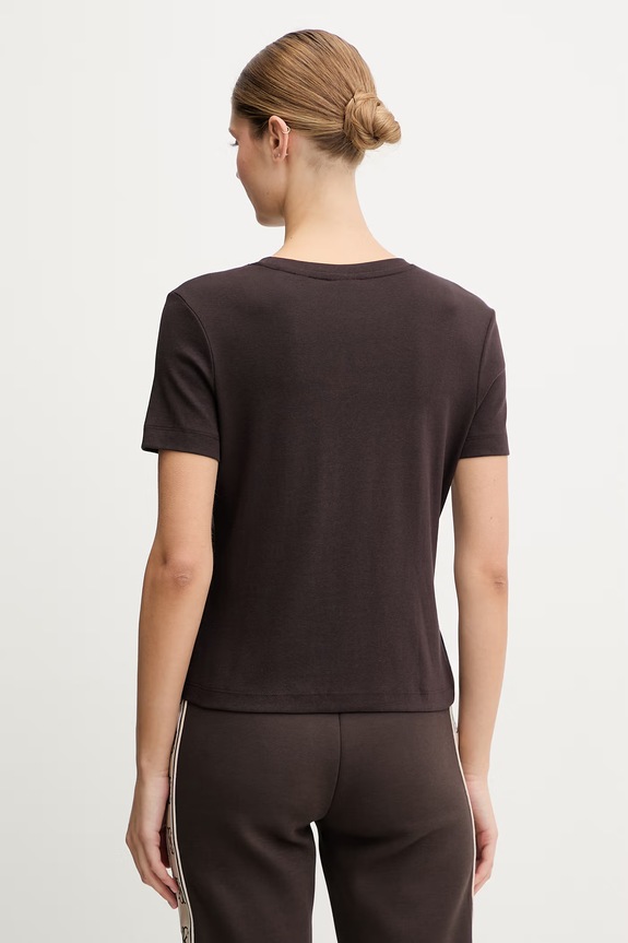 Odzież Guess t-shirt SONIA V6RI17.KD741 brązowy