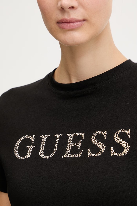 Guess t-shirt OCTAVIA V6RI20.J1314 czarny