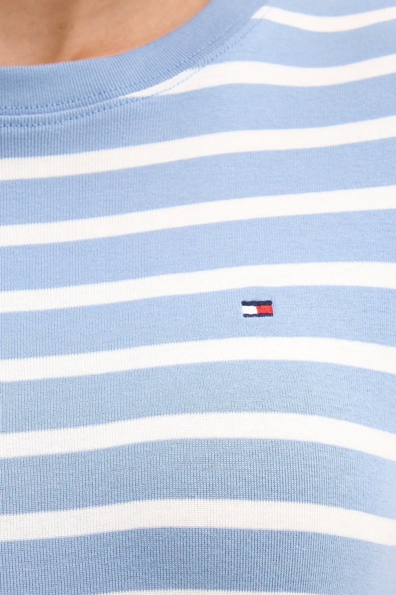 Tommy Hilfiger t-shirt női pamut WW0WW40587. kék
