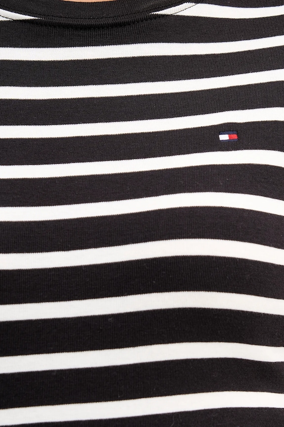 Tommy Hilfiger t-shirt damski bawełniany WW0WW40587. czarny