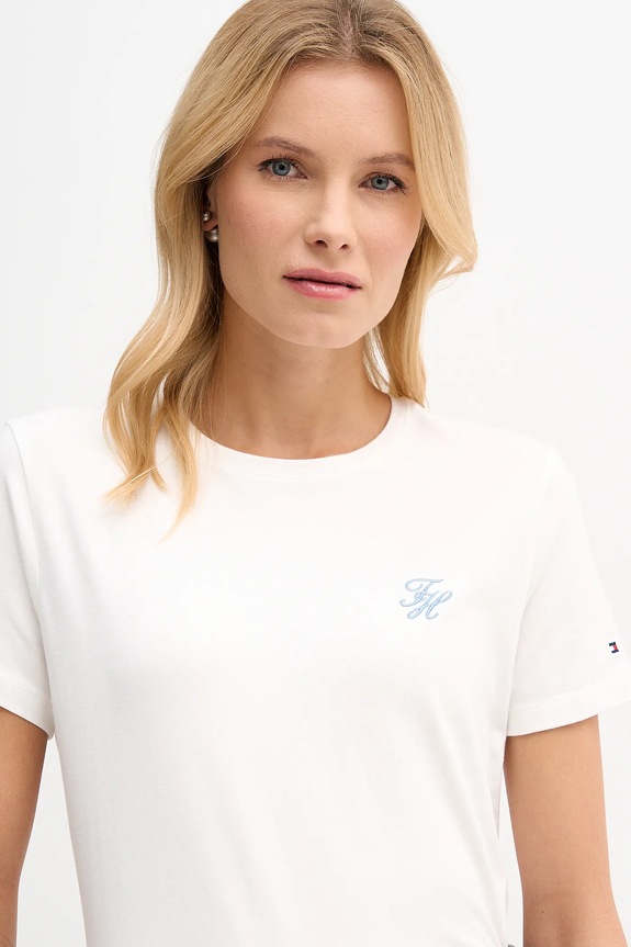 Tommy Hilfiger t-shirt beżowy WW0WW47809