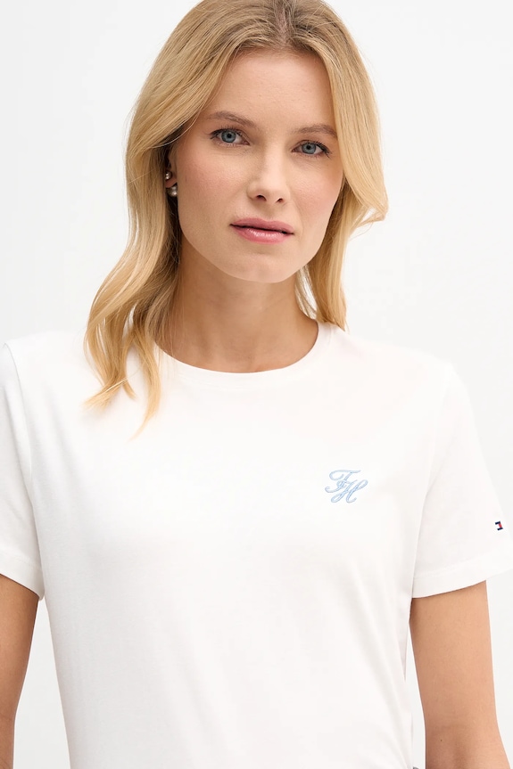 Tommy Hilfiger t-shirt beżowy WW0WW47809