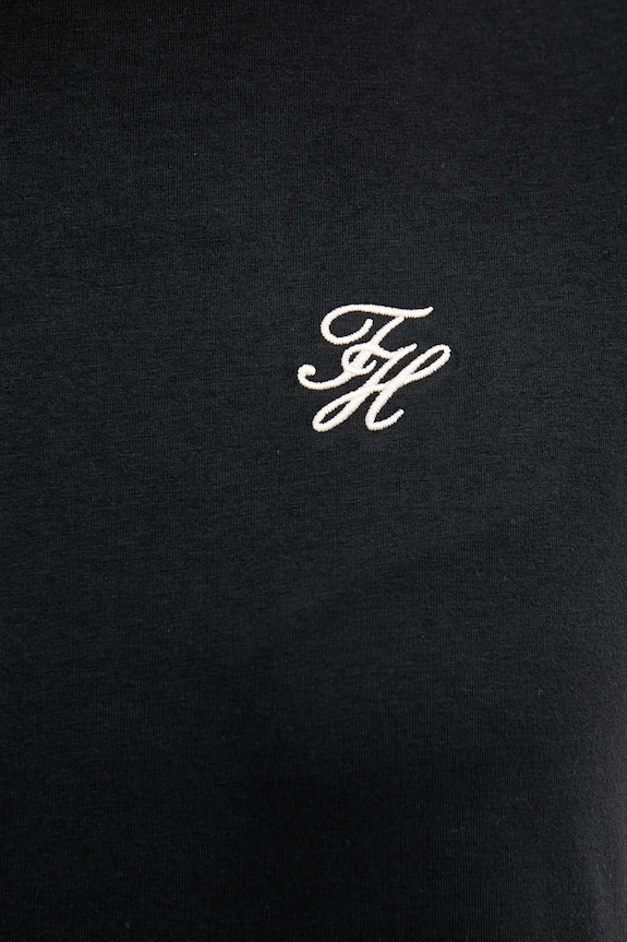 Тениска Tommy Hilfiger WW0WW47809 черен