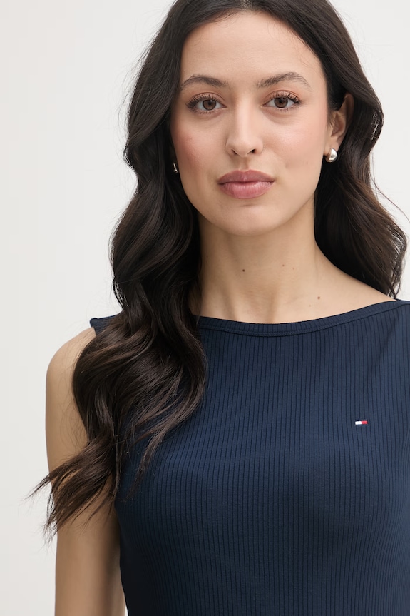 Tommy Hilfiger top de damă bleumarin WW0WW47807