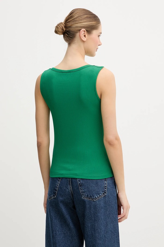 Îmbrăcăminte Tommy Hilfiger top de damă WW0WW47807 verde