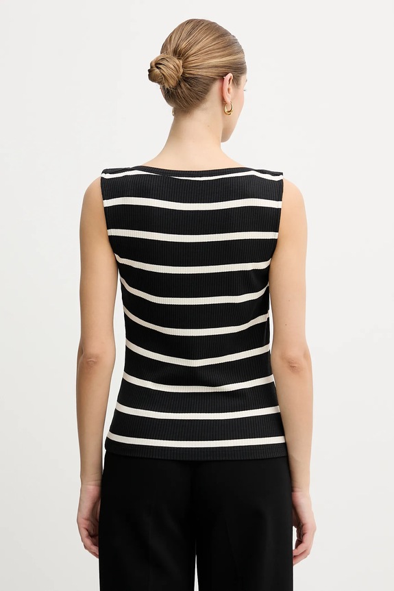 Odzież Tommy Hilfiger top damski WW0WW47807 czarny