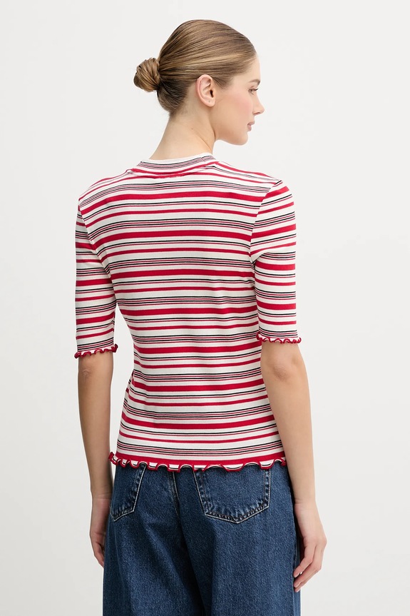 Oblečenie Tričko Tommy Hilfiger WW0WW47815 červená