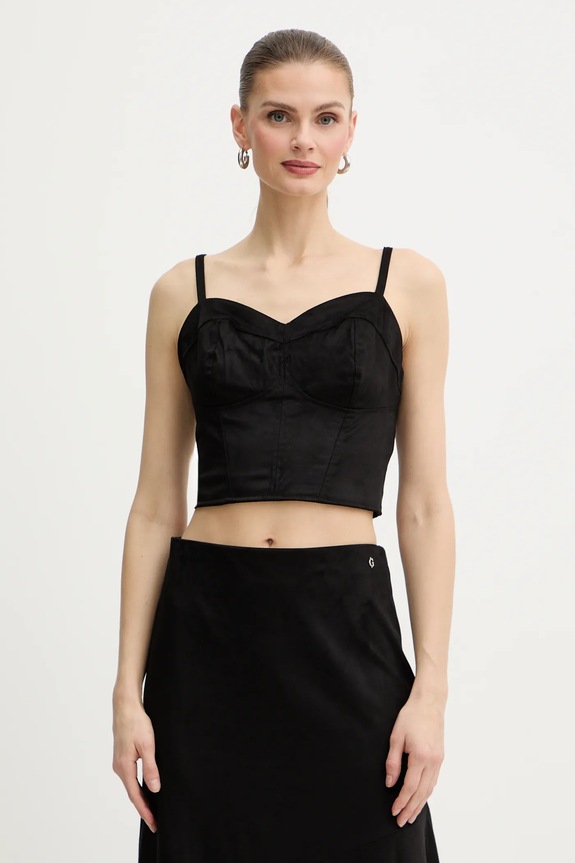 Guess top NUNZIA uni negru W6RH03.WJ472