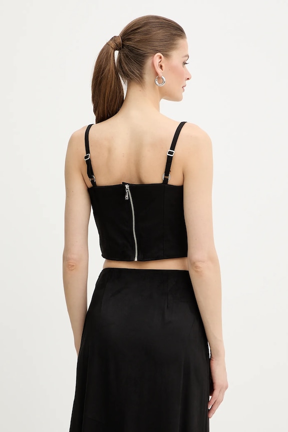 Îmbrăcăminte Guess top NUNZIA W6RH03.WJ472 negru