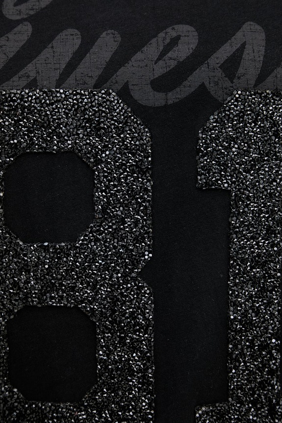Guess oversize tričko dámské bavlněné W6RI12.K9RM1 černá