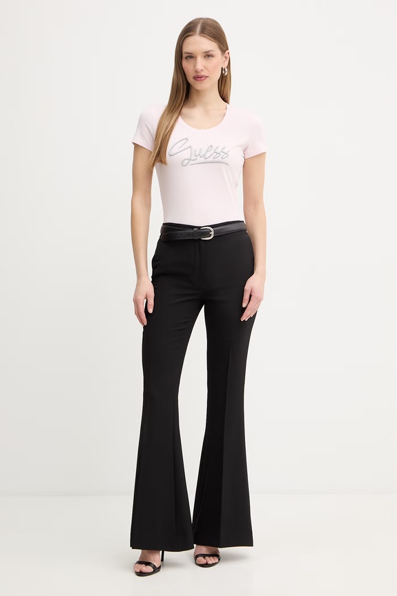 Guess t-shirt W6RI24.J1314 różowy SS26