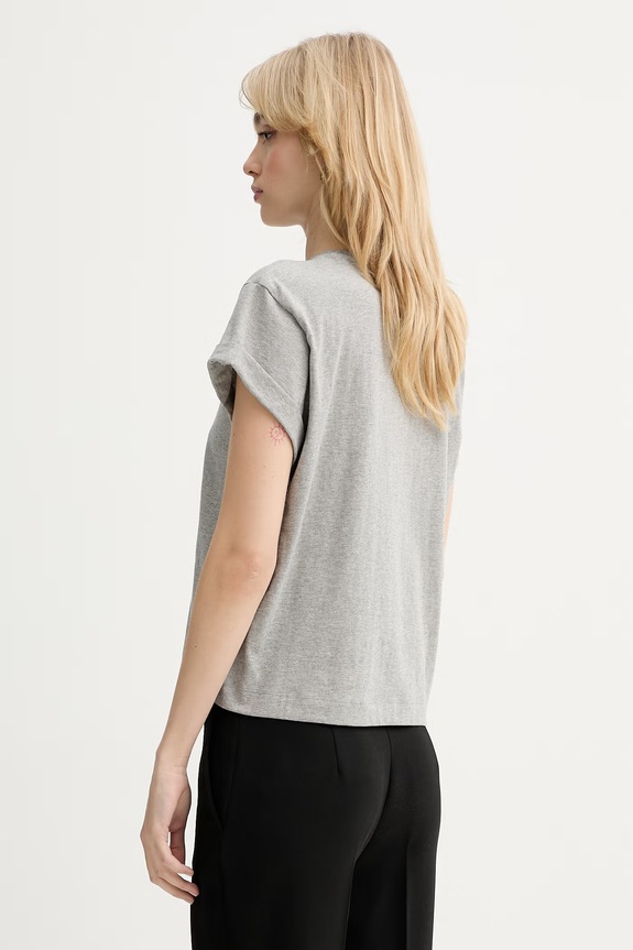 Odzież Guess t-shirt bawełniany W6RI30.I3Z14 szary