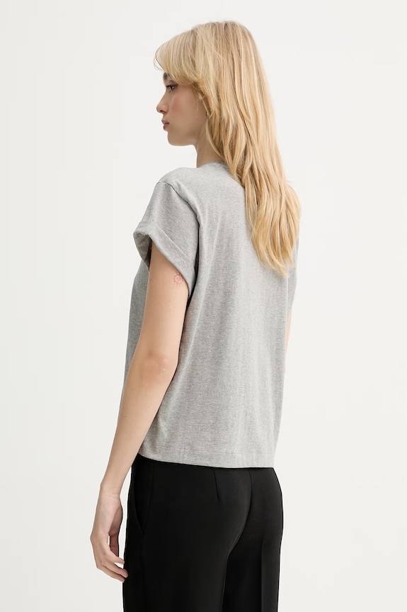 Odzież Guess t-shirt bawełniany W6RI30.I3Z14 szary