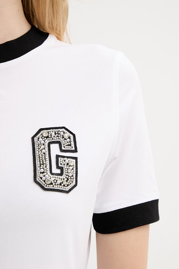 Guess tricou W6RI31.J1314 alb