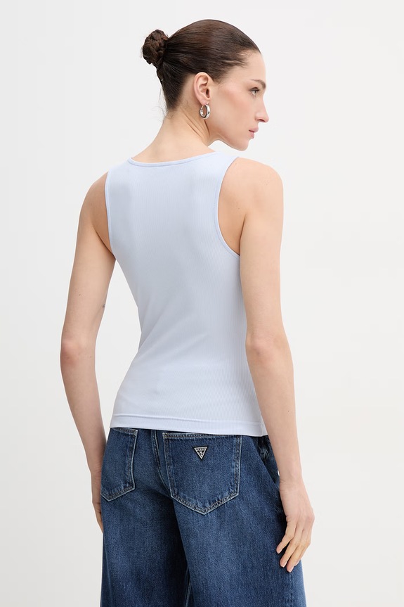 Odzież Guess top GUENDALINA W6RP39.KD092 niebieski