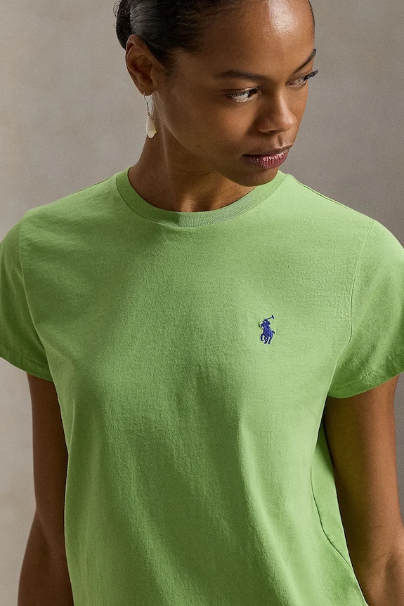 Polo Ralph Lauren t-shirt damski bawełniany zielony 211B14605
