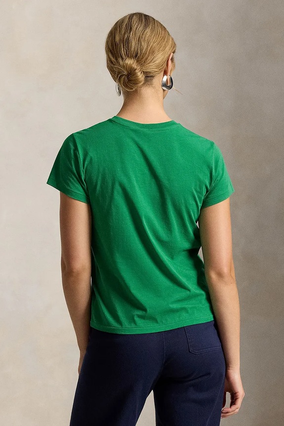 Polo Ralph Lauren majica od pamuka za žene 211B14605 zelena SS26