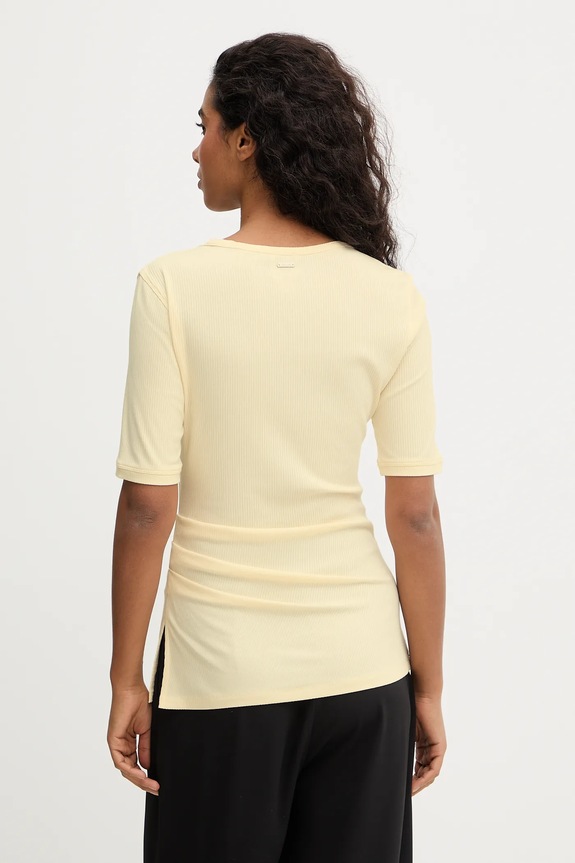 Ρούχα Μπλουζάκι Calvin Klein LV044E267G κίτρινο