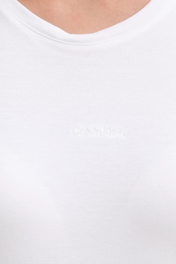 Bavlněné tričko Calvin Klein LV044E205G bílá
