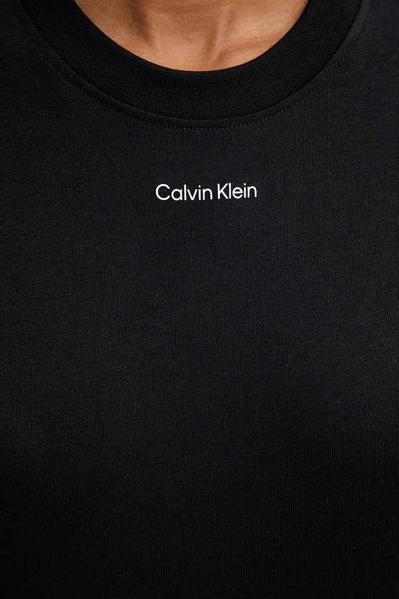 Calvin Klein T-shirt damski bawełniany LV147C857G czarny