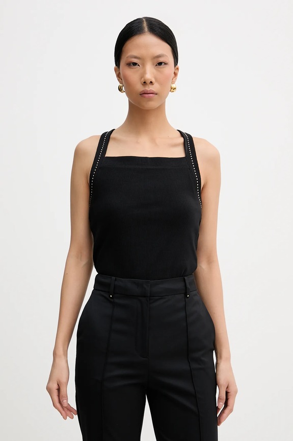 Karl Lagerfeld top animal negru B1W17022
