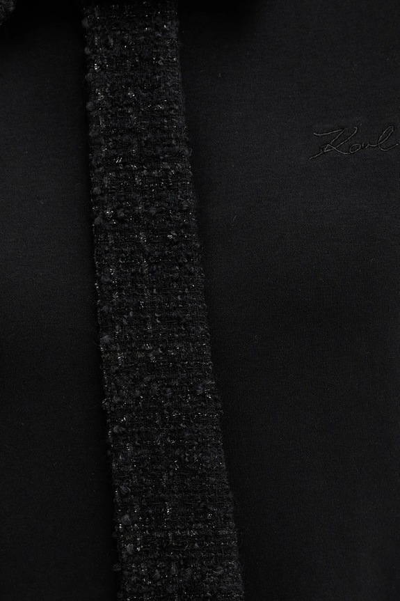 Polo tričko Karl Lagerfeld B1W17011 čierna