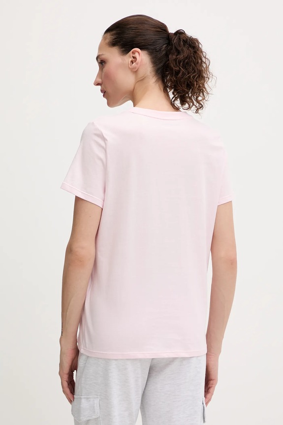 Oblečenie Bavlnené tričko Dkny DP6T1533 ružová