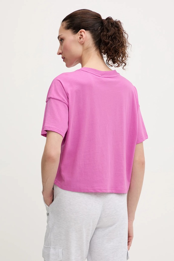 Ruházat DKNY női pamut póló felső DP6T1662 lila