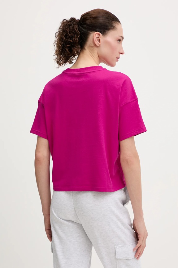 Ruházat DKNY póló női pamut DP6T1662 rózsaszín